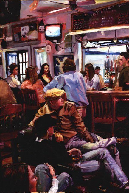 "Poes Tavern Interior" by Babs Tarr