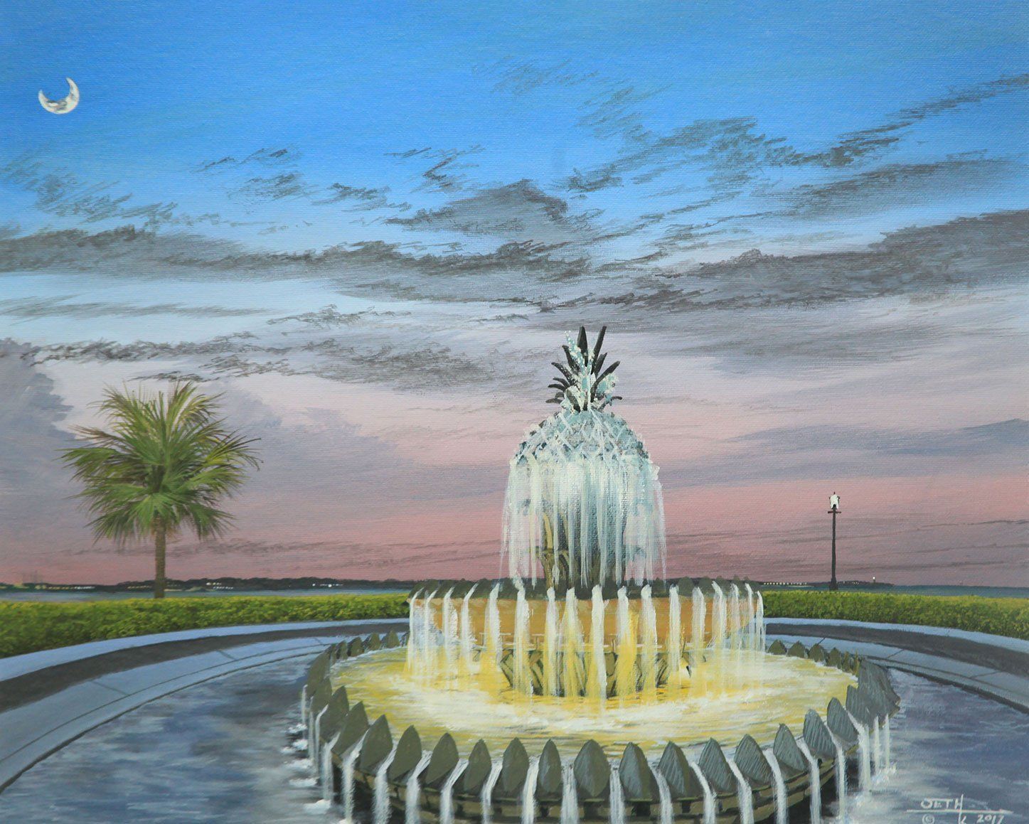 " Charleston Pineapple Fountain" by Seth Kimble