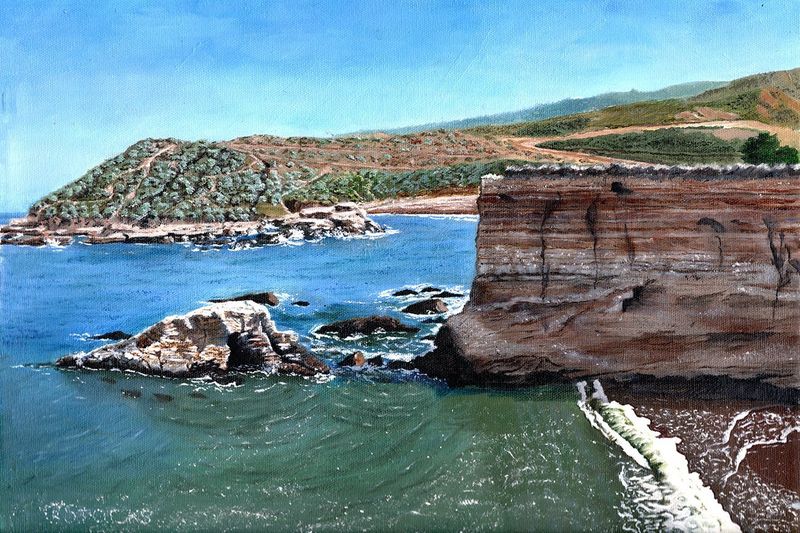 "Seaside Cliffs" by Charles Stocks