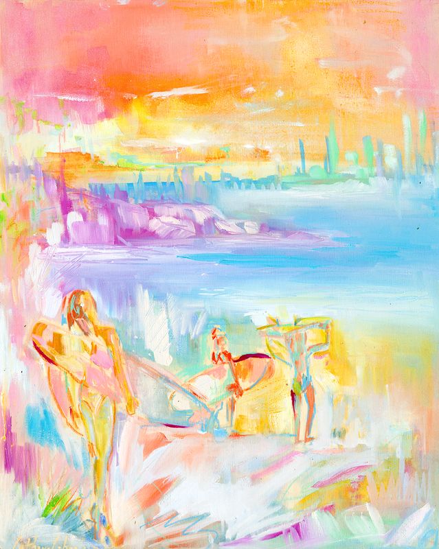 "Surfs Up 0010" by Danielle Cather-Cohen