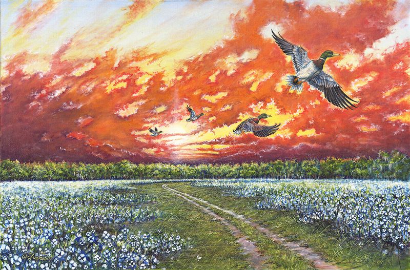 "Sunset Cotton Flight" by William Turner