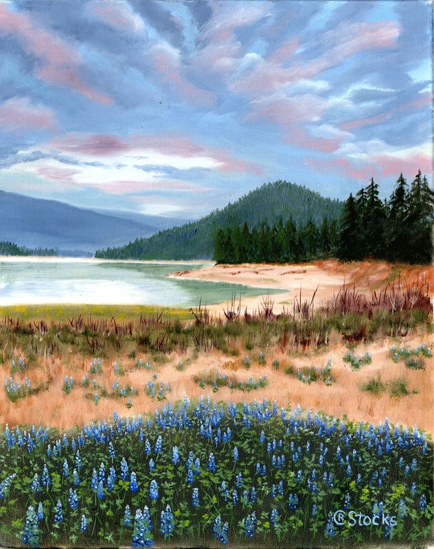 "Bass Lake" by Charles Stocks