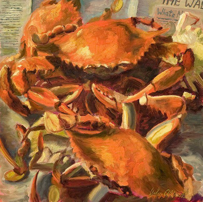 "Mo' Crabs" by John Albrecht."