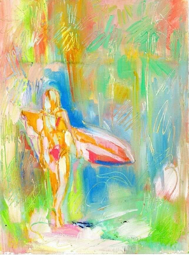 "Surfs Up 005" by Danielle Cather-Cohen