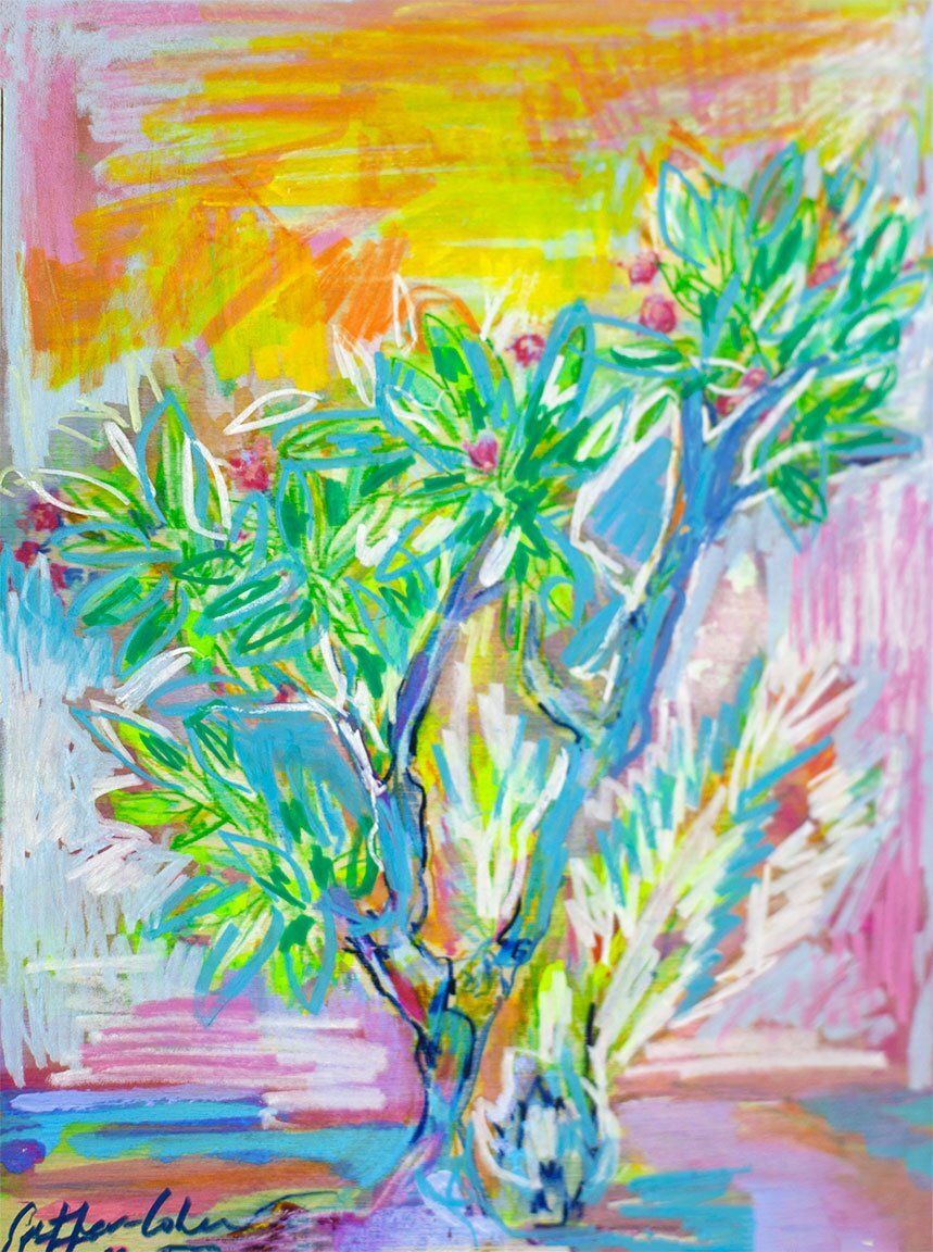 "Iguana Tree" by Danielle Cather-Cohen