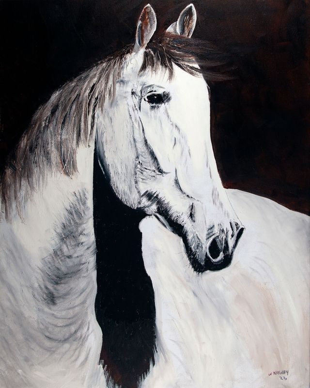 "Somber Equine"