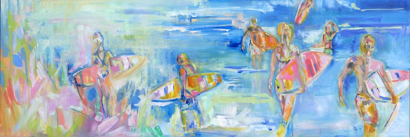 "Surf Panorama" by Danielle Cather-Cohen