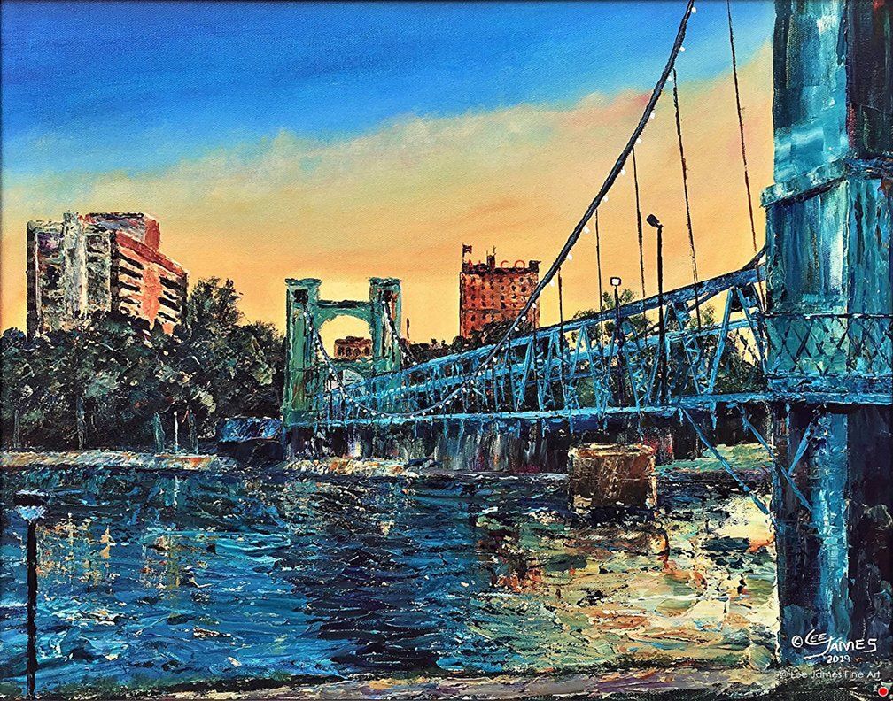 "Waco Suspension-Bridge with Alico"