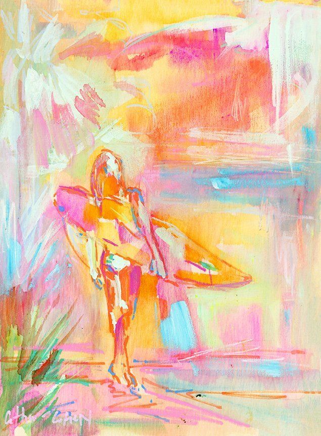 "Surfs Up 003" by Danielle Cather-Cohen
