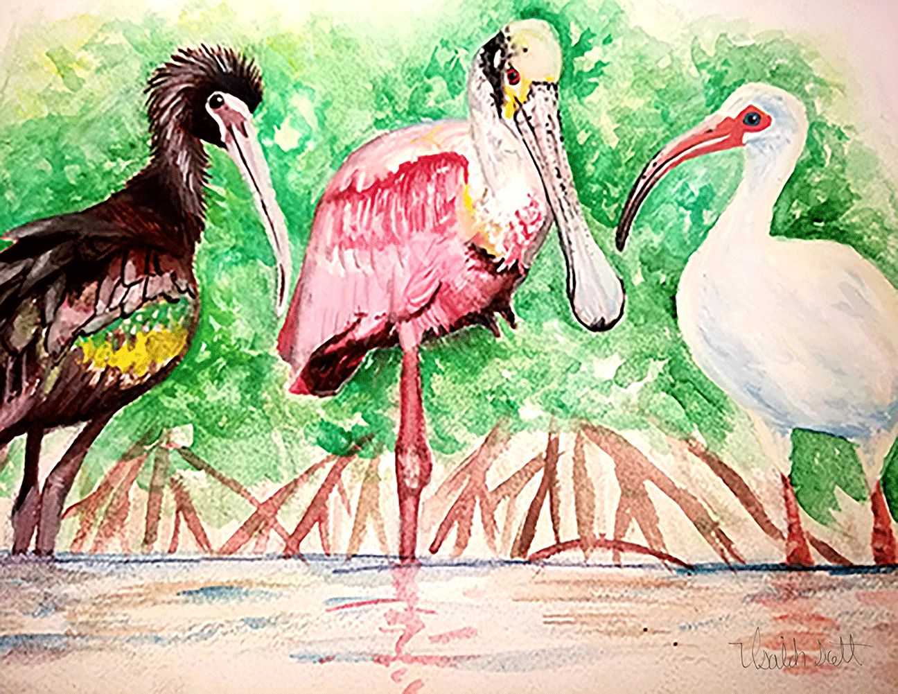 "Wading Birds" by Isaiah Scott