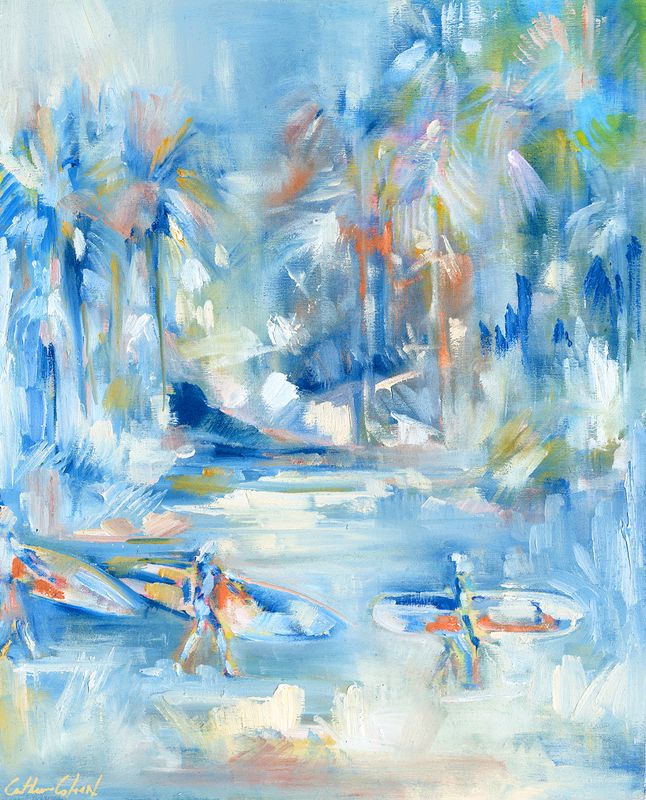 "Surfs Up 0012" by Danielle Cather-Cohen