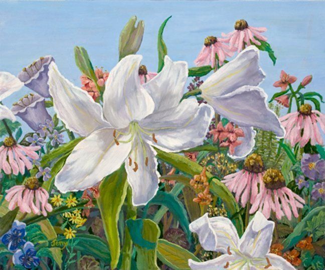 "Garden Lilies" by Jeny McCullough