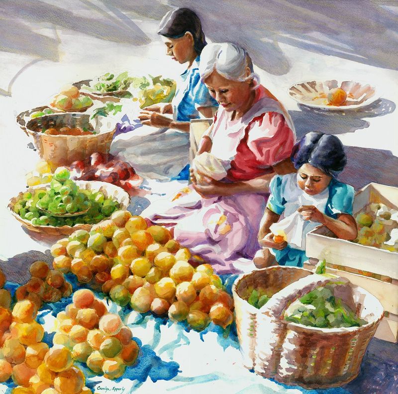"Fruit Market" by Carolyn Epperly