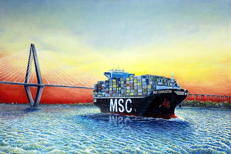 "MSC Charleston" by William Turner