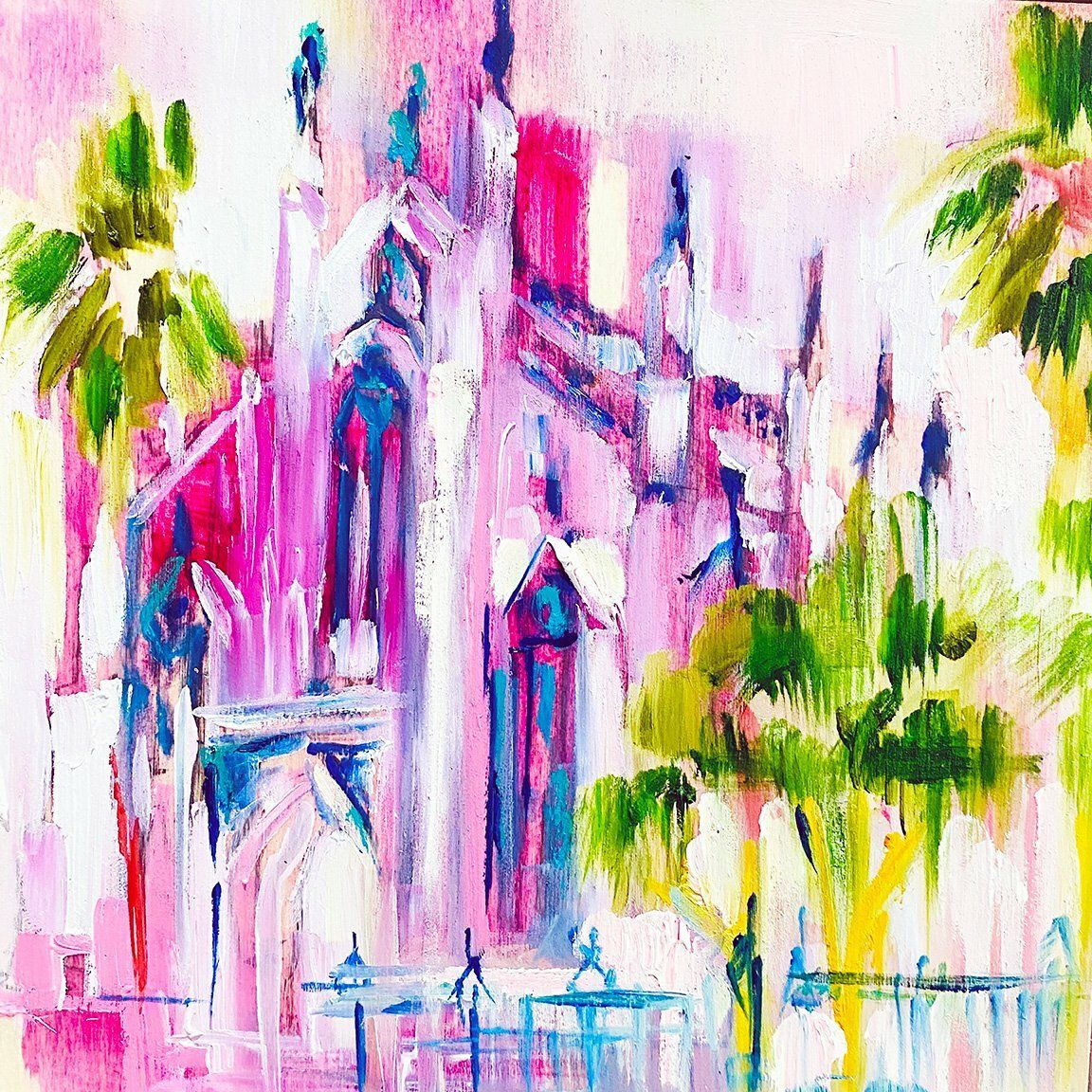 "Pink Huguenot" by Danielle Cather-Cohen