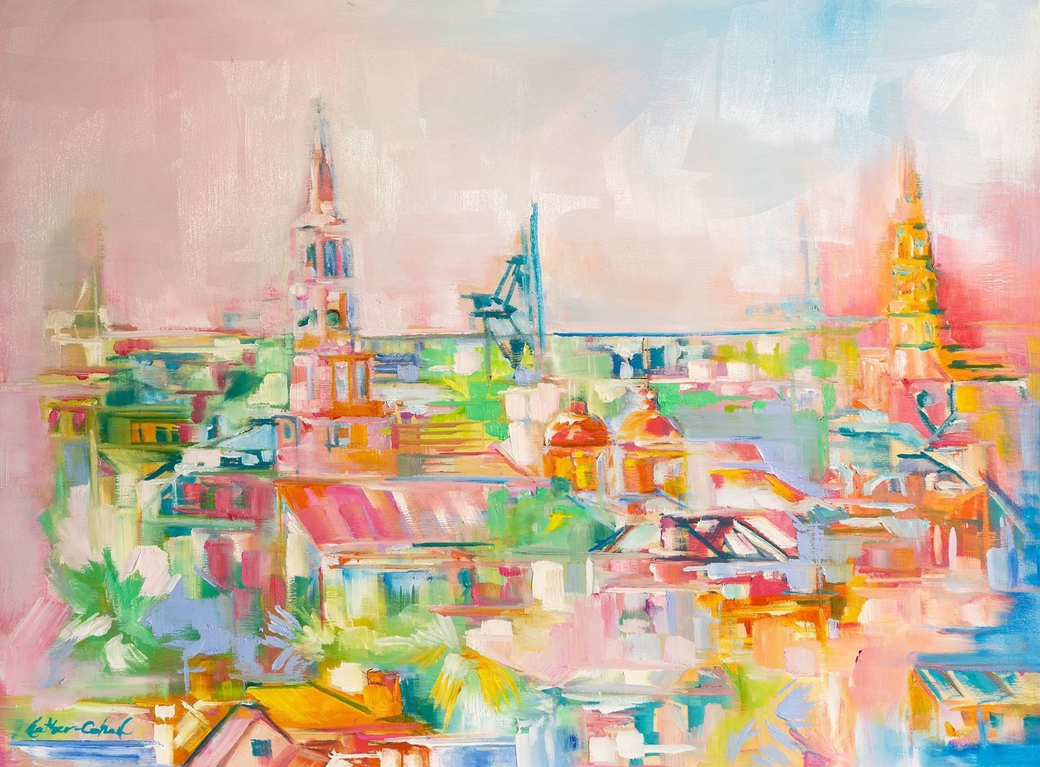 "Colorful Charleston" by Danielle Cather-Cohen