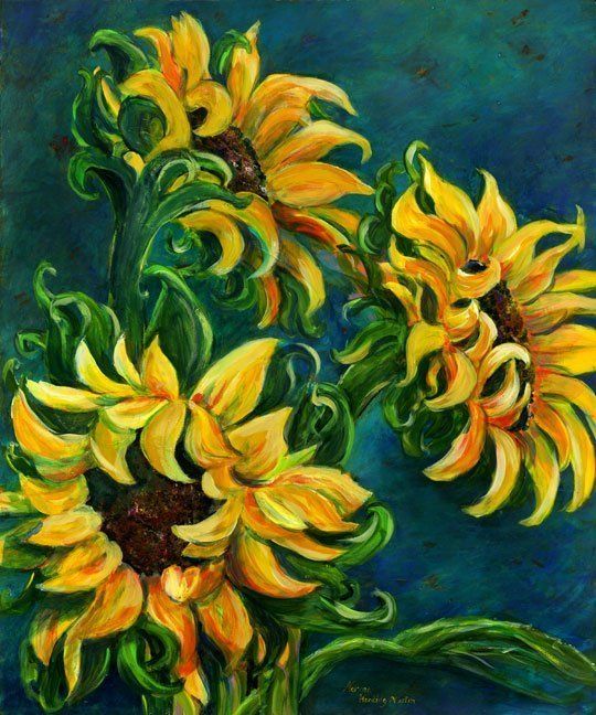 "Sunflowers" by Norma Martin