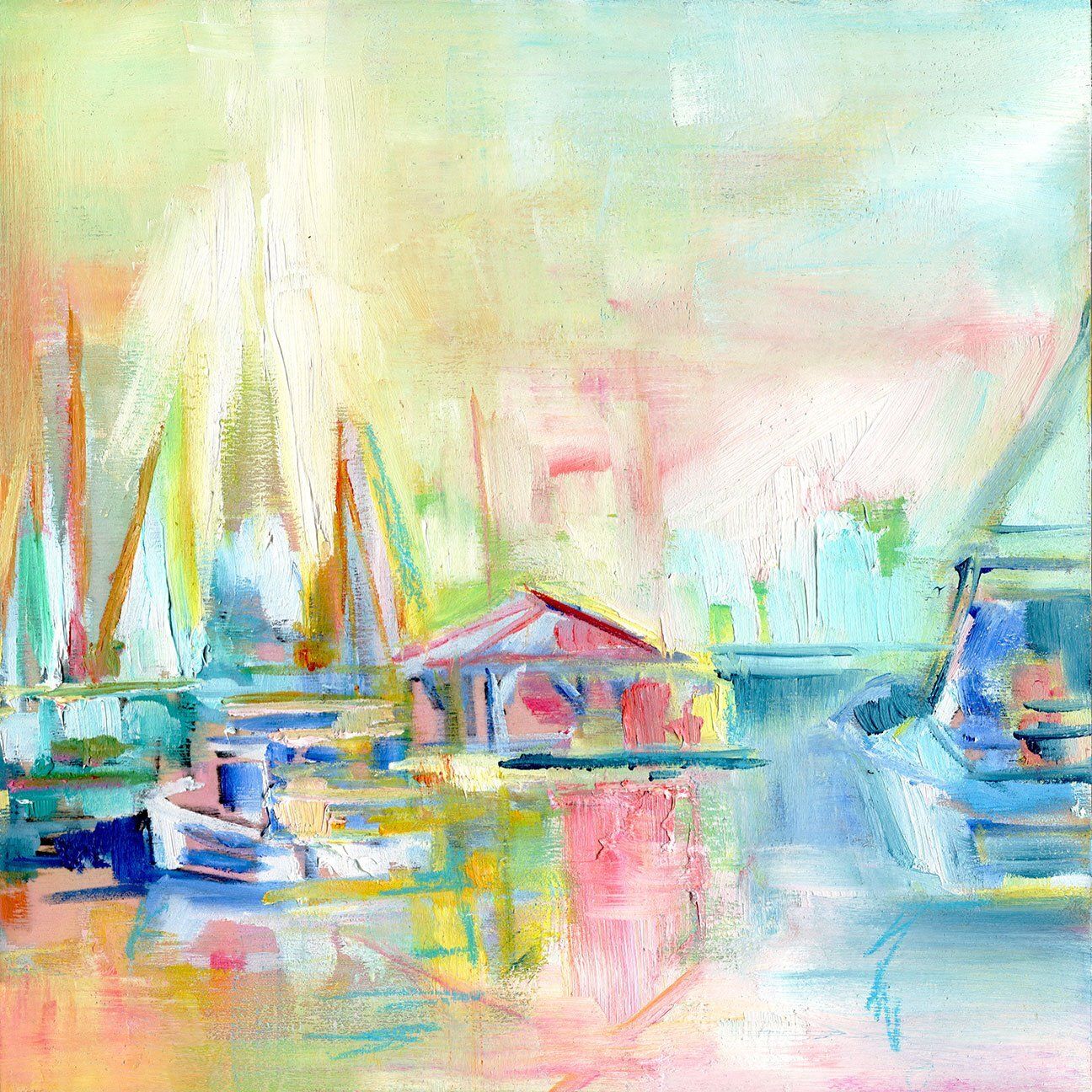 "Charleston Boatscape-3" by Danielle Cather-Cohen