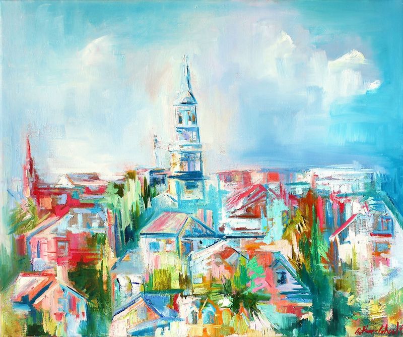 "Rooftop View" by Danielle Cather-Cohen