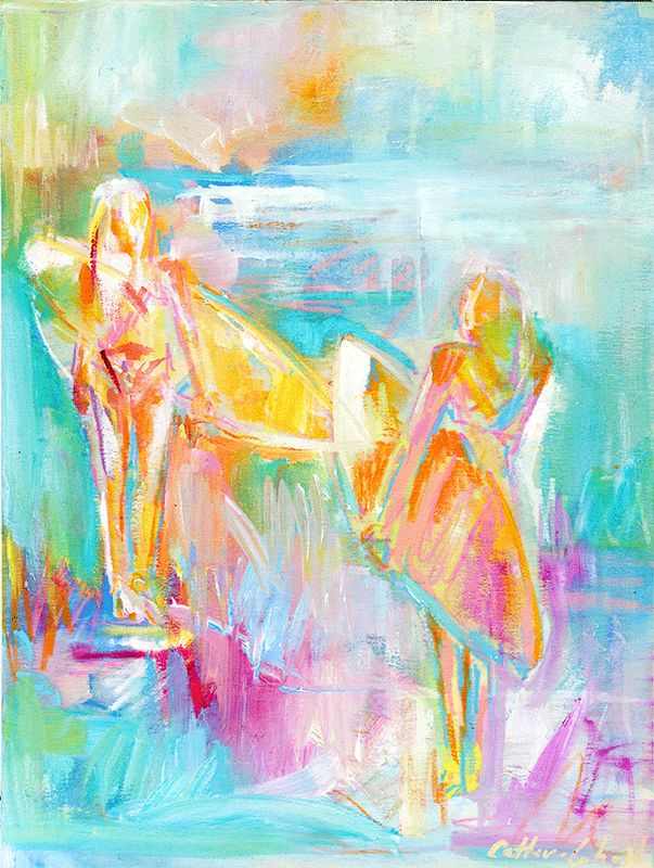 "Surfs Up 007" by Danielle Cather-Cohen