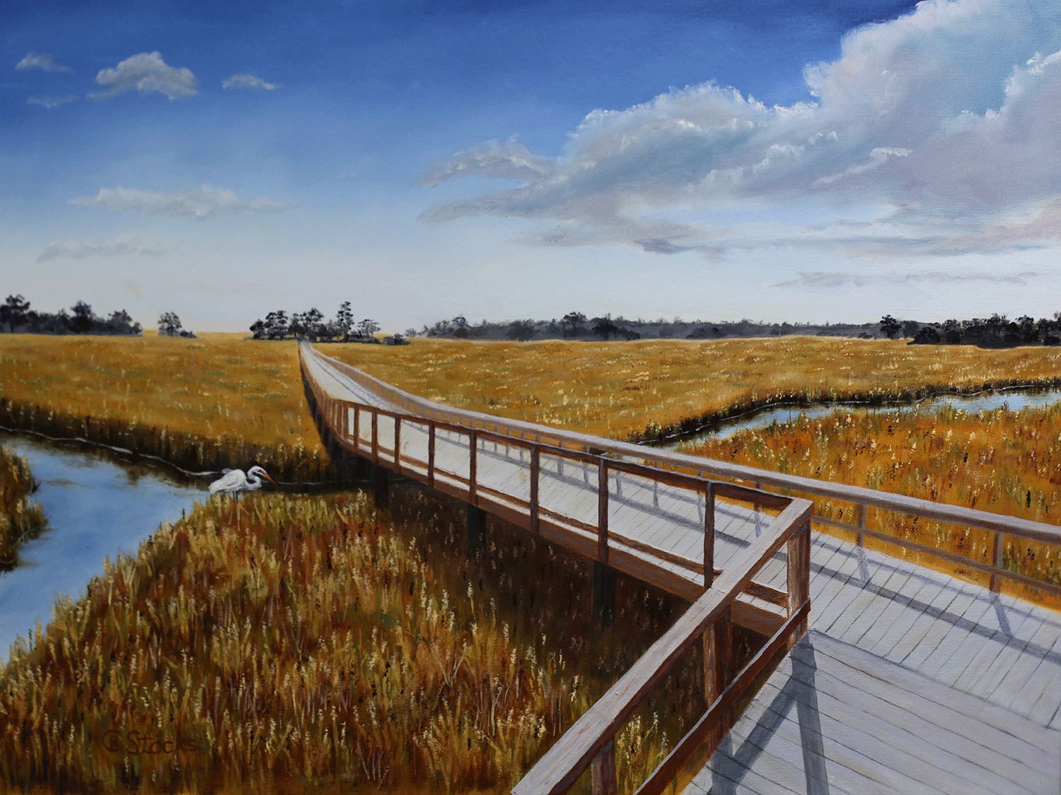 "Marsh at Shem Creek" by Charles Stocks