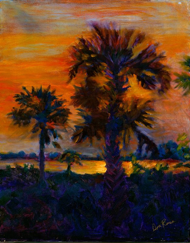 "Palmetto Sunset" by Don Rose