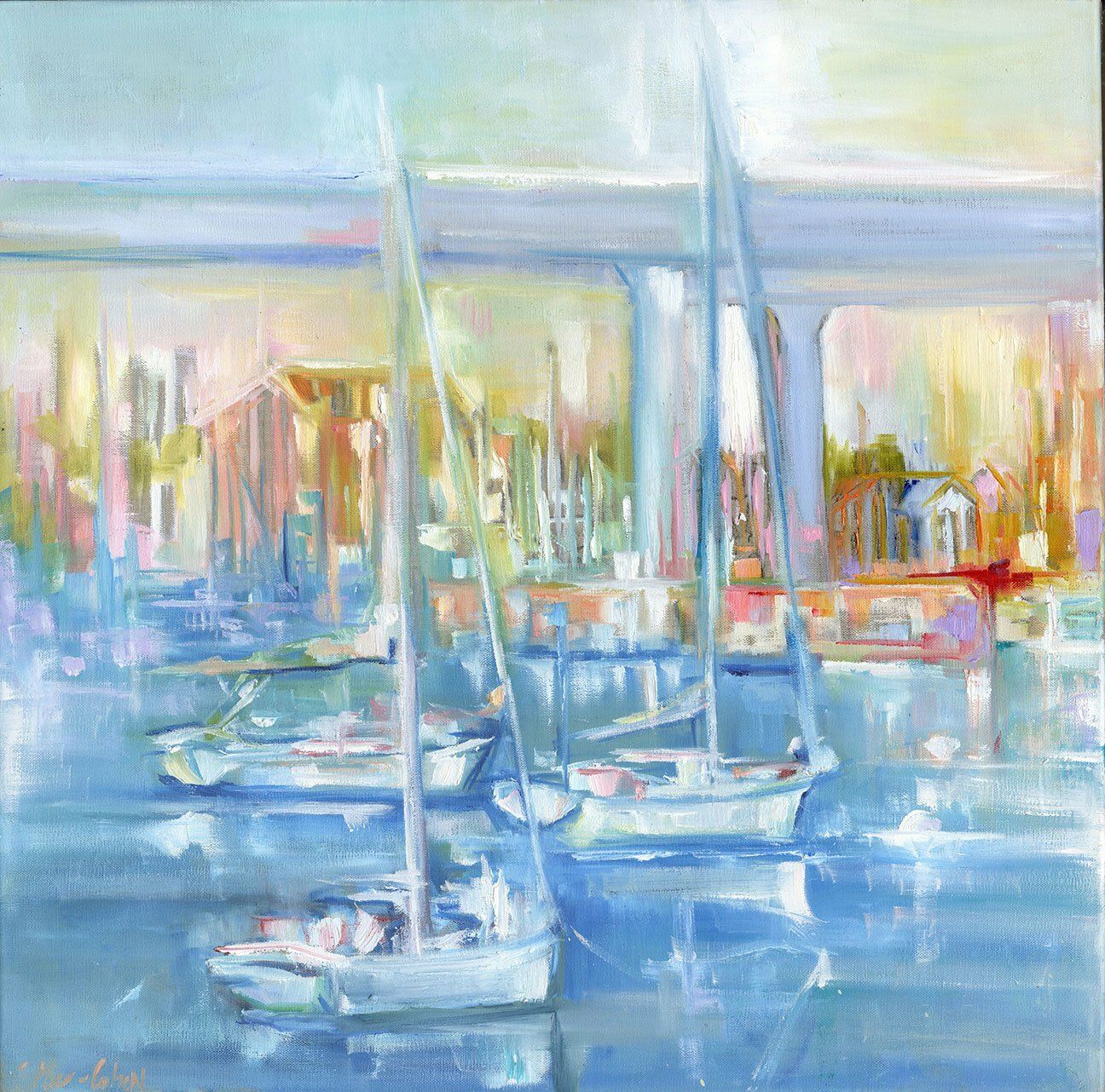 "Yacht Day 2"  by Danielle Cather-Cohen