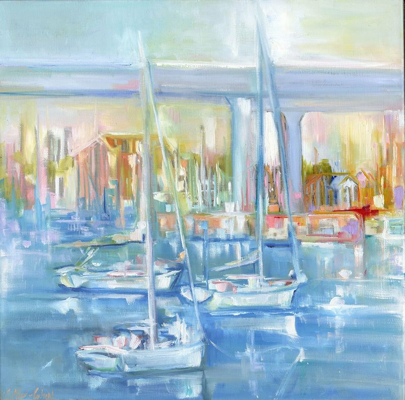 "Yacht Day 2"  by Danielle Cather-Cohen