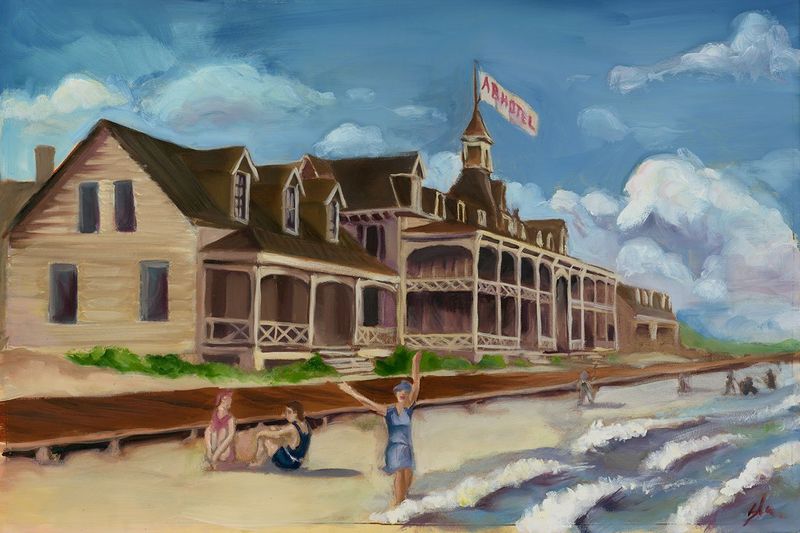 "Atlantic Beach Hotel" by Babs Tarr