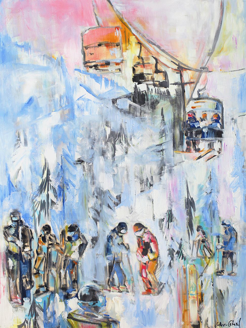 "Aspen Holiday" by Danielle Cather-Cohen