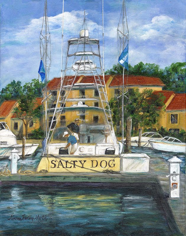 "Salty Dog" by Norma Martin