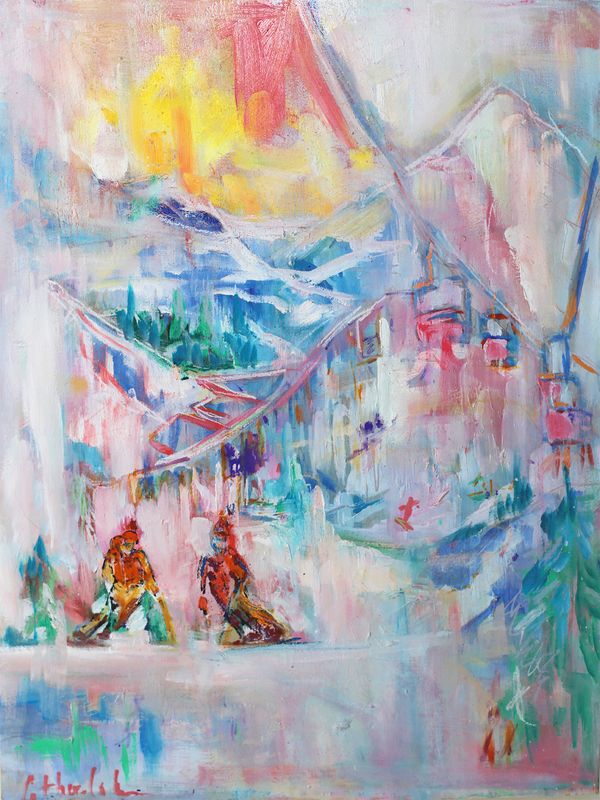 "Aspen Trail" by Danielle Cather-Cohen