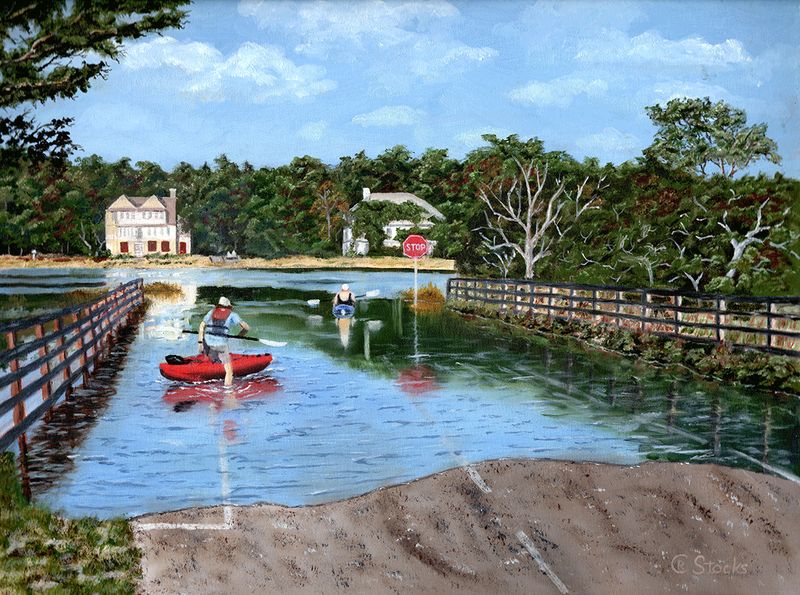 "King Tide at Pawleys Island" by Charles Stocks
