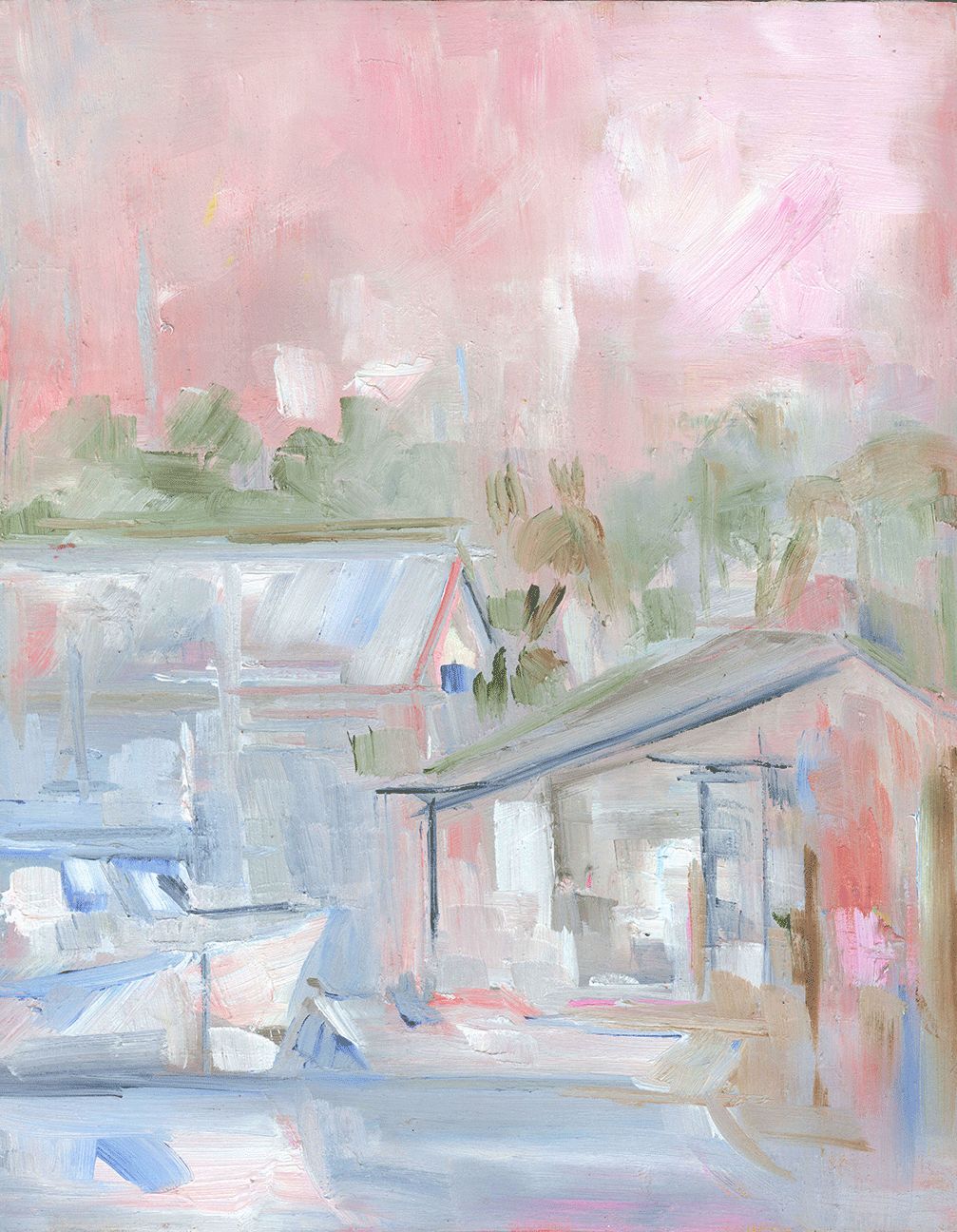 "Blush Boats-3" by Danielle Cather-Cohen