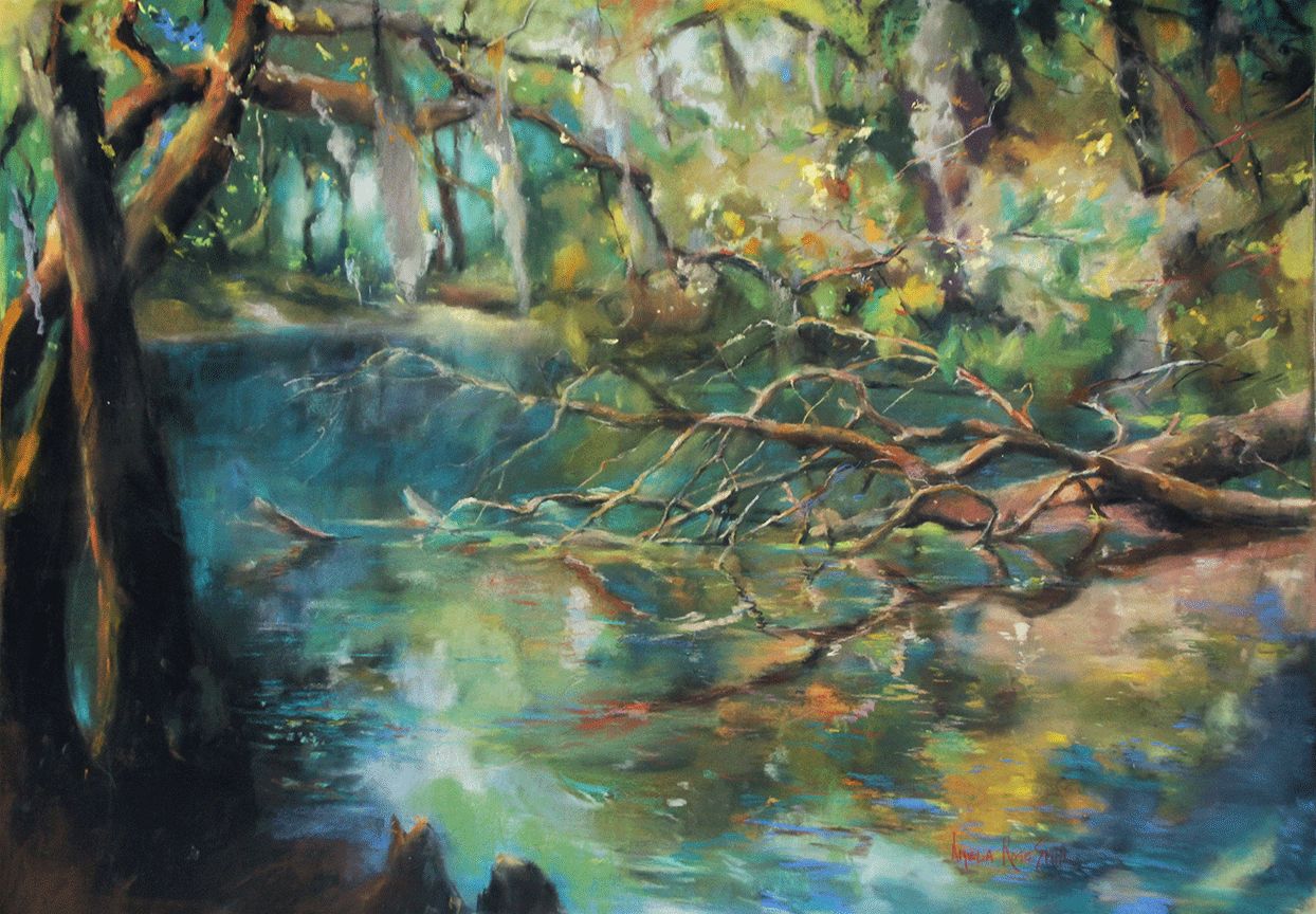 "Evening on the Pee Dee" by Amelia Rose Smith