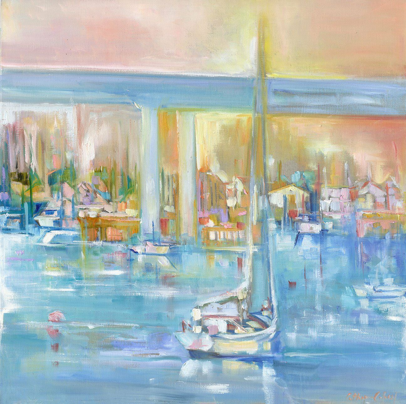 "Yacht day"  by Danielle Cather-Cohen