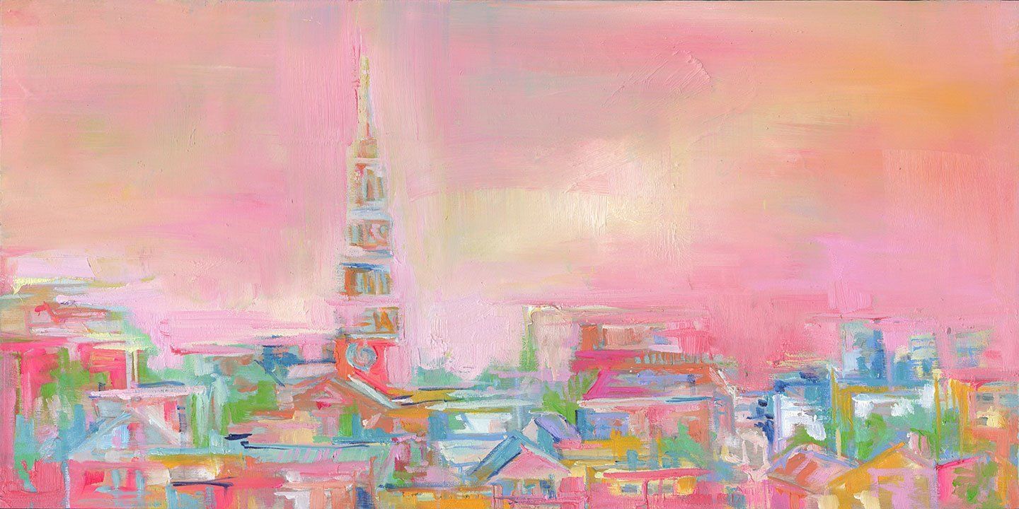 "Panorama in Pink" by Danielle Cather-Cohen