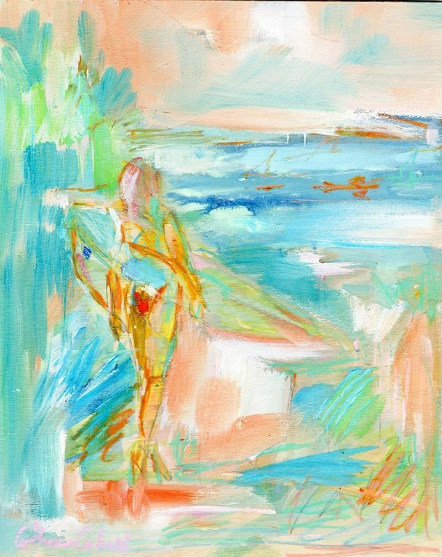 "Surfs Up 001" by Danielle Cather-Cohen