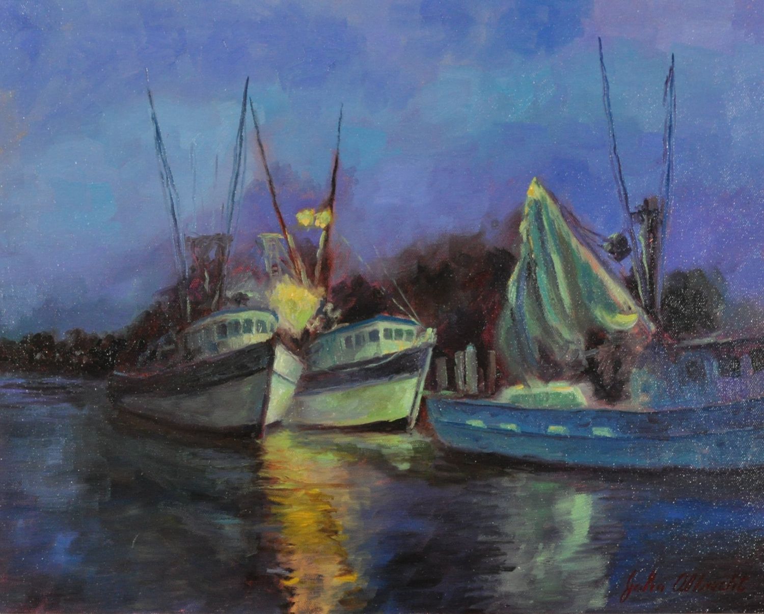 "Morning Prep" by John Albrecht."