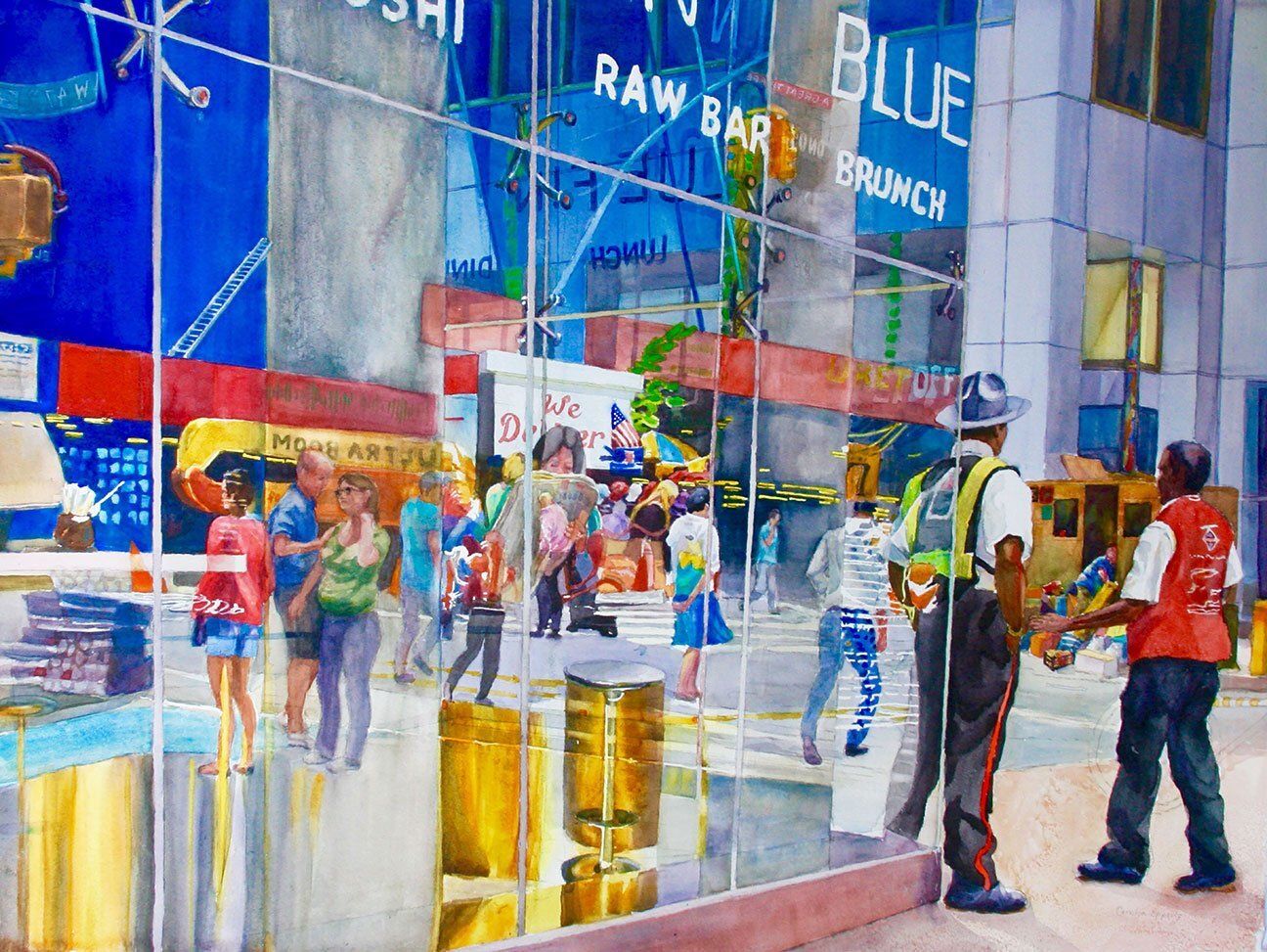 "Blue Raw Bar" by Carolyn Epperly