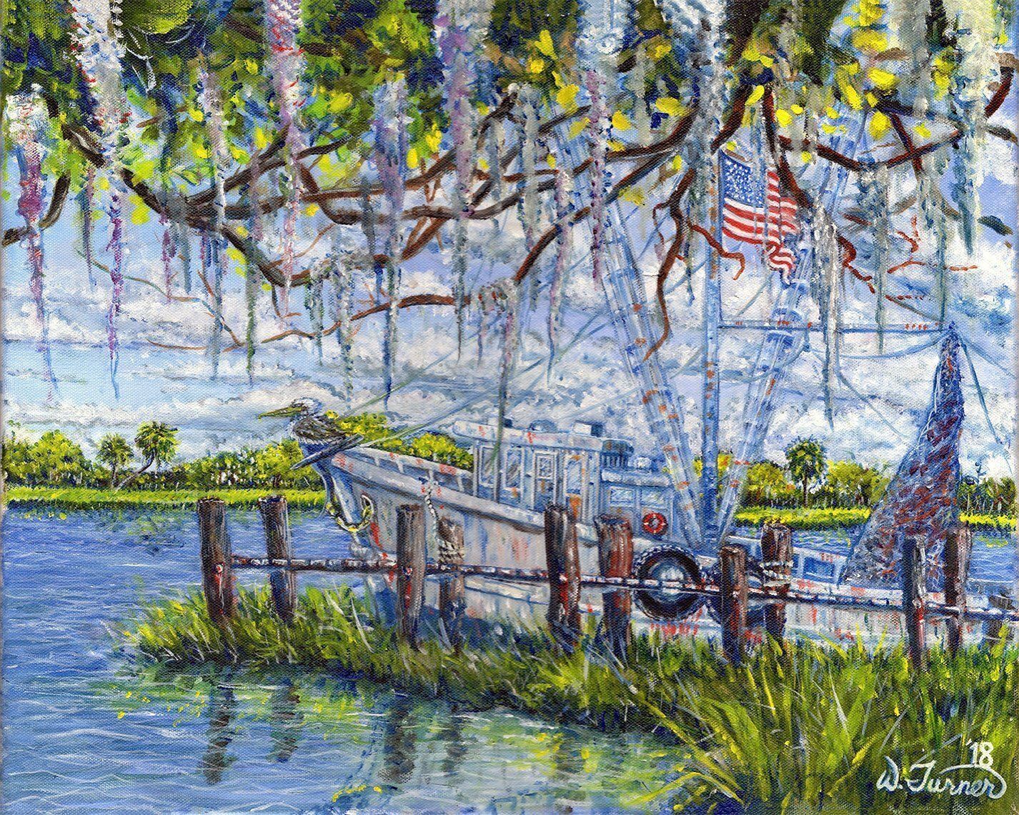 "Shrimper Dock" by William Turner