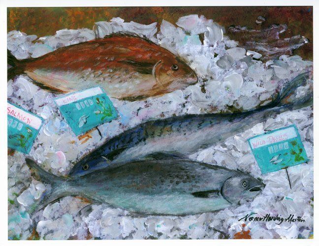 "Fish on Ice" by Norma Martin