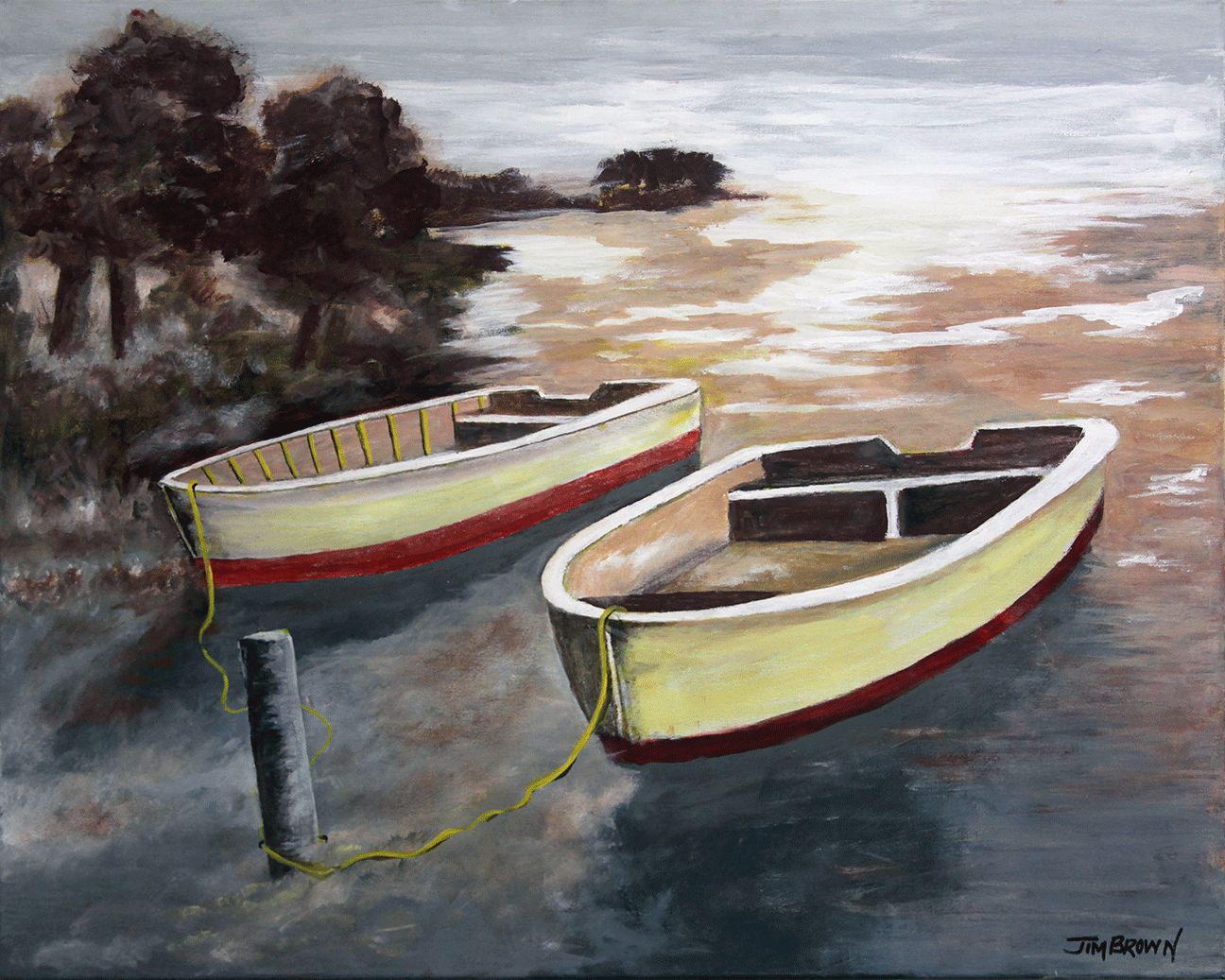 "Two Skiffs" by Jim Brown