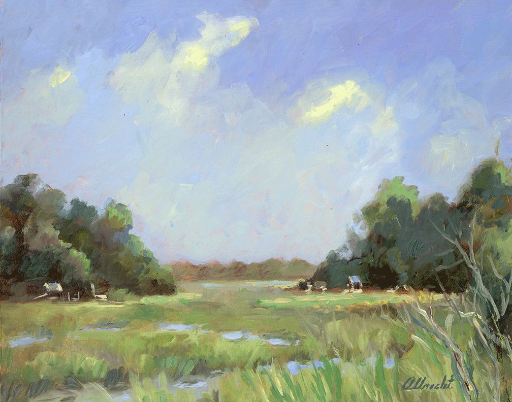"North End of Shem Creek" by John Albrecht."