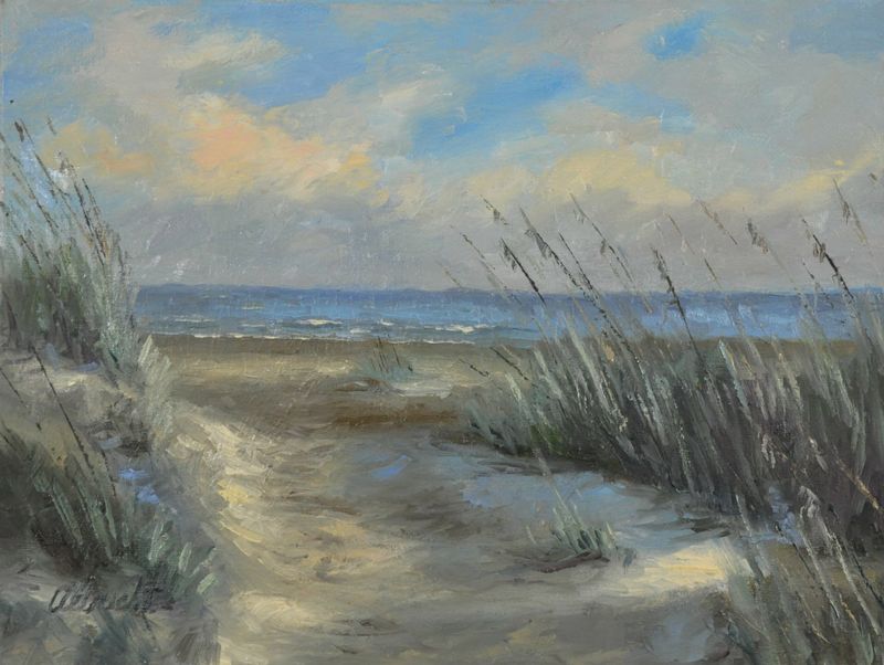 "Afternoon Walk" by John Albrecht