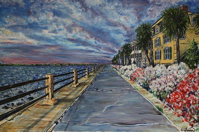 "The Battery"  by William Turner