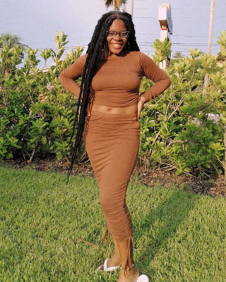 &quot;Sienna&quot; ruched top &amp; drawstring two-piece skirt set [3 colors]