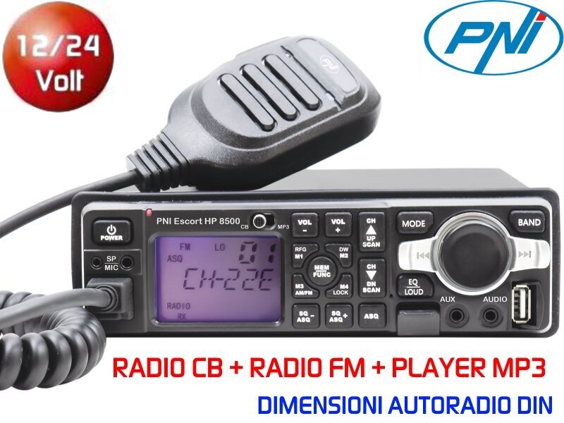 Radio CB ricetrasmittente
PNI Escort HP 8500 Radio CB ricetrasmittente
PNI Escort HP 8500
