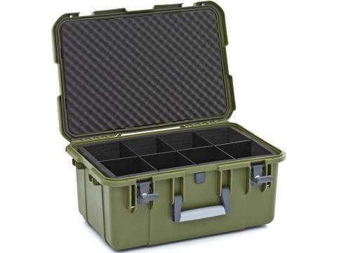 VALIGIA PRO STAGNA 600 VERDE 600x400x278 + Int. B3