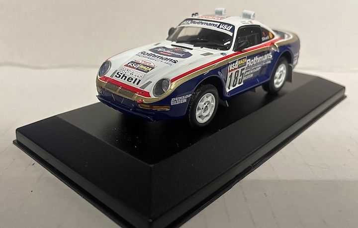 MODELLINO PORSCHE DAKAR 1986